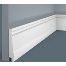 Плинтус под покраску из экополимера Cosca PX016